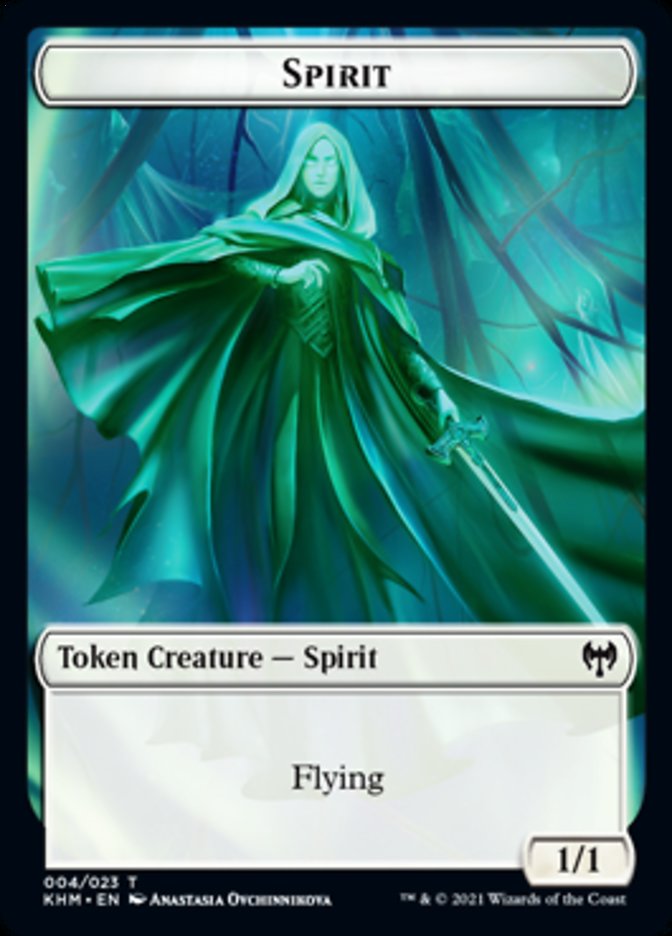 Spirit Token [Kaldheim Tokens] | Tacoma Games