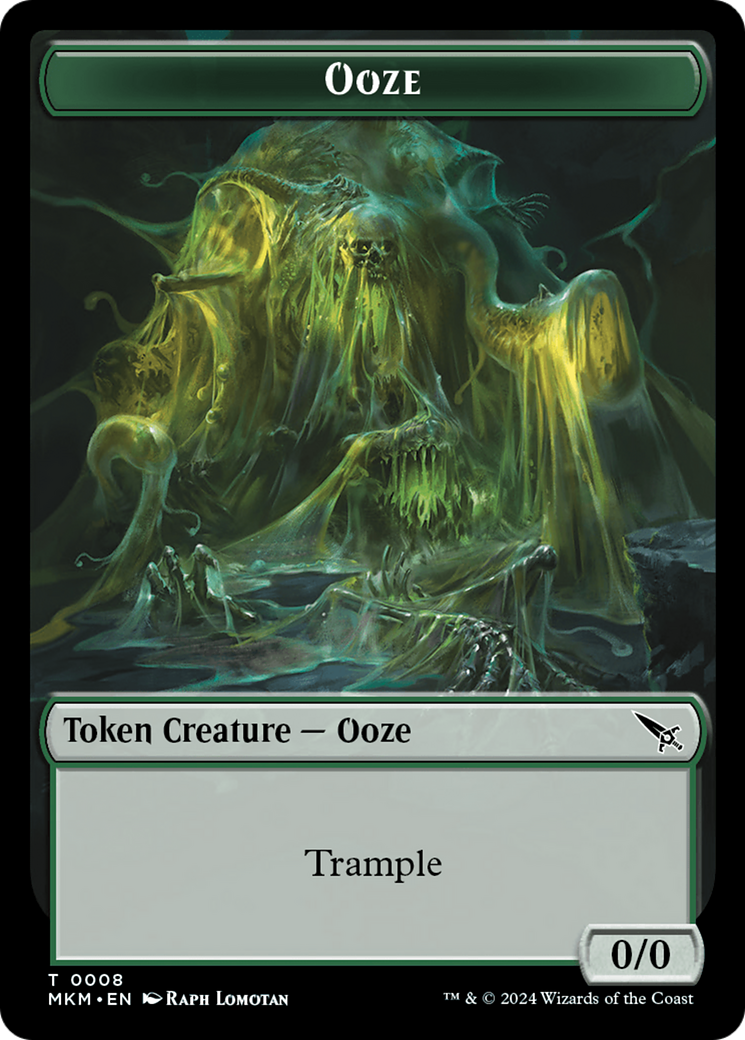 Thopter (0020) // Ooze Double-Sided Token [Murders at Karlov Manor Tokens] | Tacoma Games