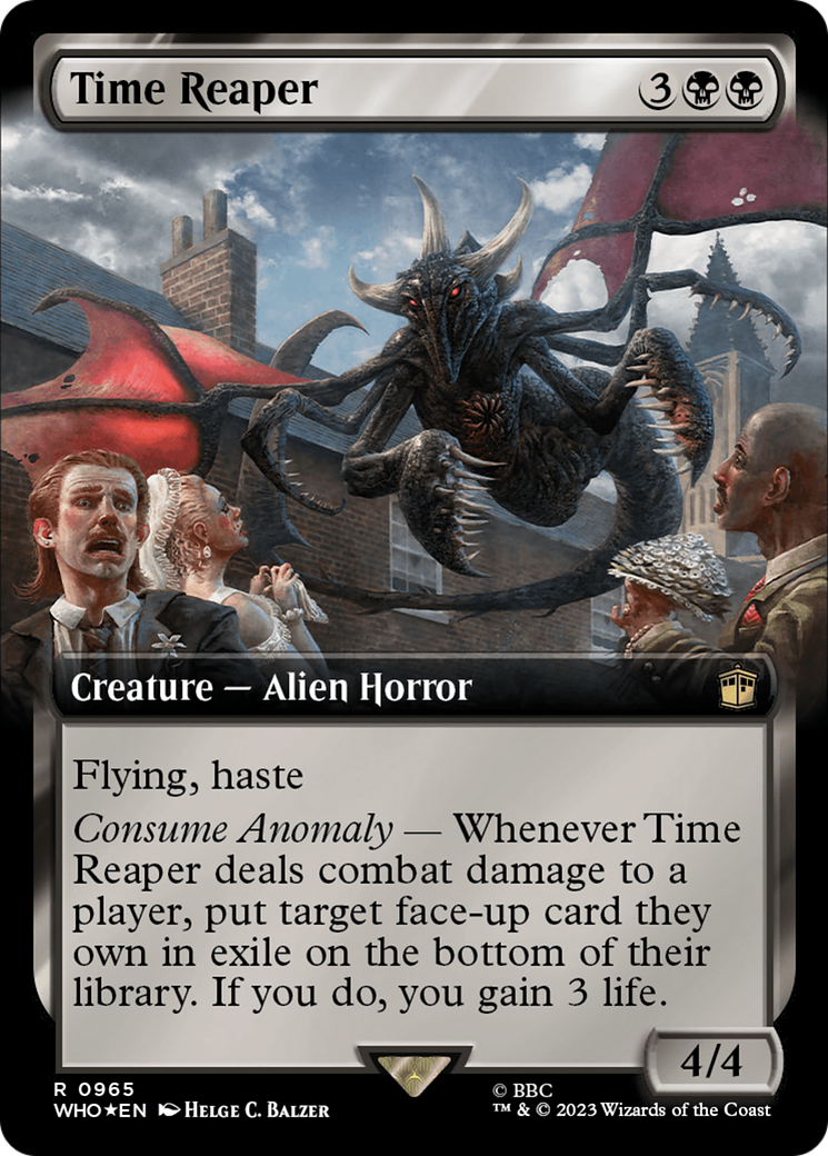 Time Reaper (Extended Art) (Surge Foil) [Doctor Who] | Tacoma Games