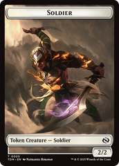 Goblin // Solider (0004) Double-Sided Token [Tarkir: Dragonstorm Commander Tokens] | Tacoma Games