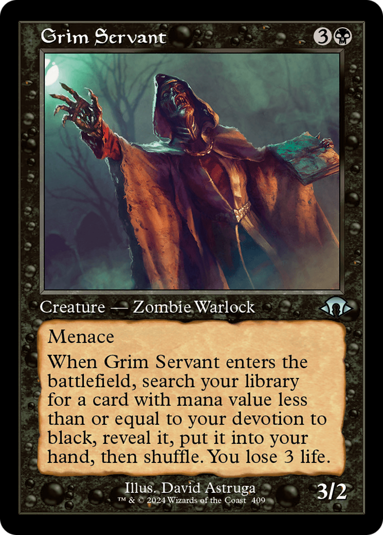 Grim Servant (Retro) [Modern Horizons 3] | Tacoma Games