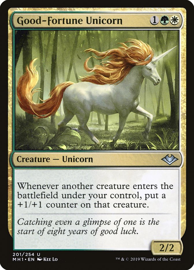 Good-Fortune Unicorn [Modern Horizons] | Tacoma Games