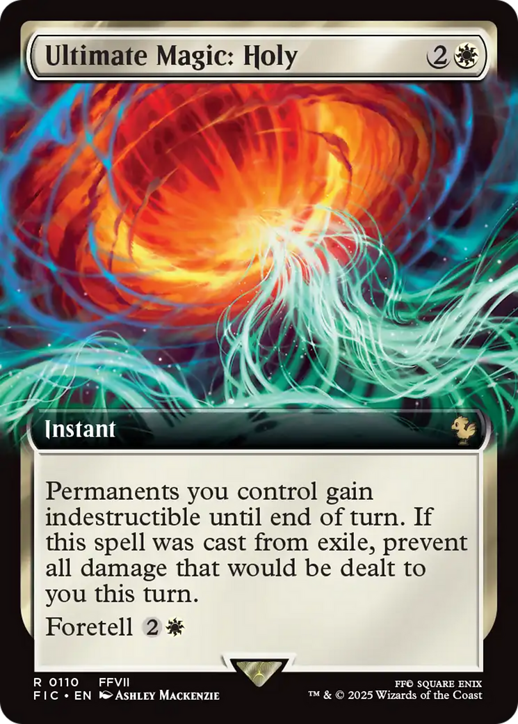 Ultimate Magic: Holy (Extended Art) [FINAL FANTASY Commander] | Tacoma Games