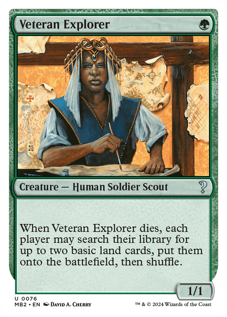 Veteran Explorer (White Border) [Mystery Booster 2] | Tacoma Games