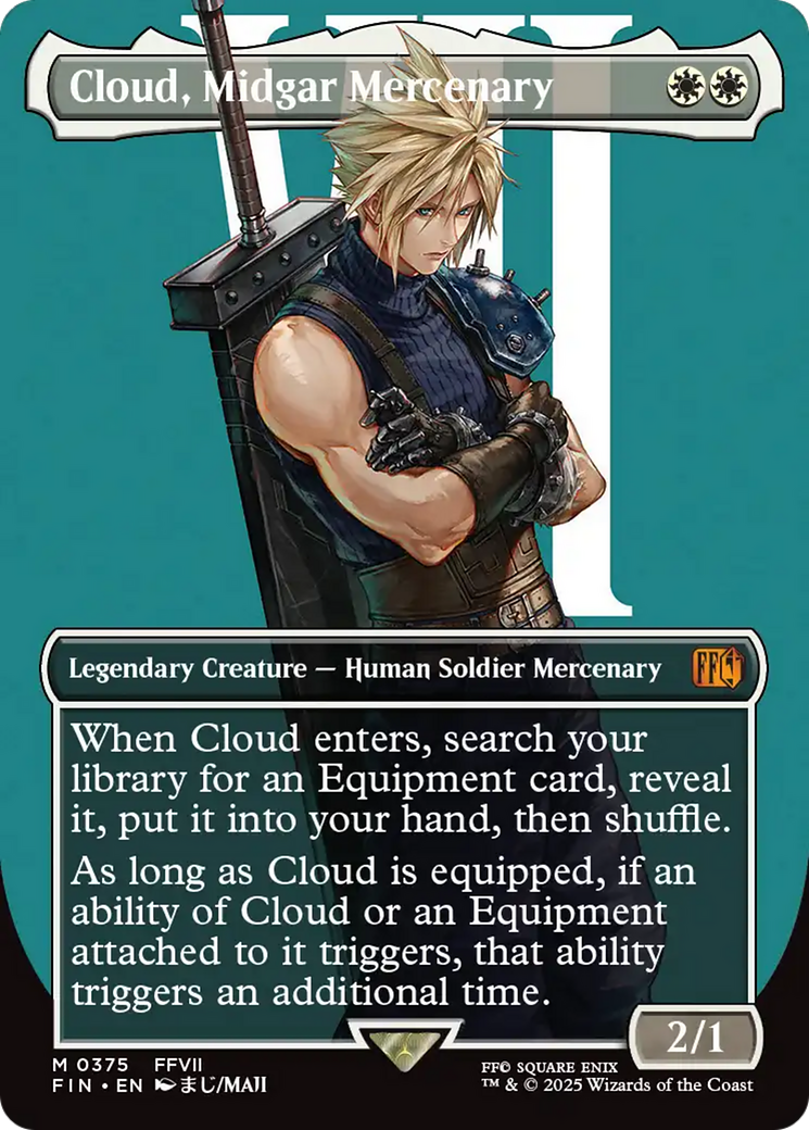 Cloud, Midgar Mercenary (Borderless) [FINAL FANTASY] | Tacoma Games