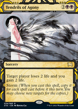 Tendrils of Agony (Foil Etched) [Strixhaven: Mystical Archive] | Tacoma Games