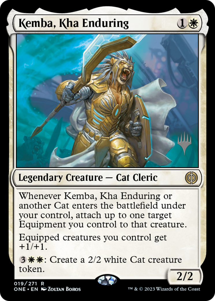 Kemba, Kha Enduring (Promo Pack) [Phyrexia: All Will Be One Promos] | Tacoma Games