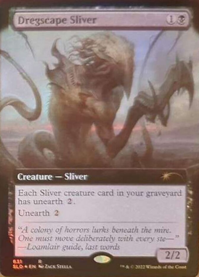 Dregscape Sliver (Extended Art) [Secret Lair Drop Promos] | Tacoma Games