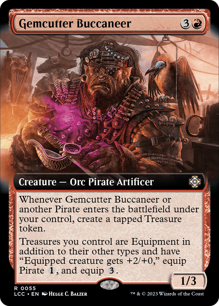 Gemcutter Buccaneer (Extended Art) [The Lost Caverns of Ixalan Commander] | Tacoma Games