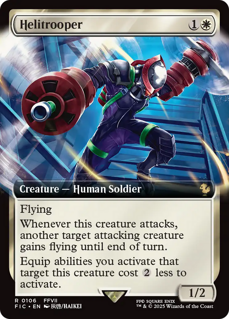 Helitrooper (Extended Art) [FINAL FANTASY Commander] | Tacoma Games