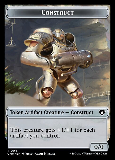 Servo // Construct (0041) Double-Sided Token [Commander Masters Tokens] | Tacoma Games