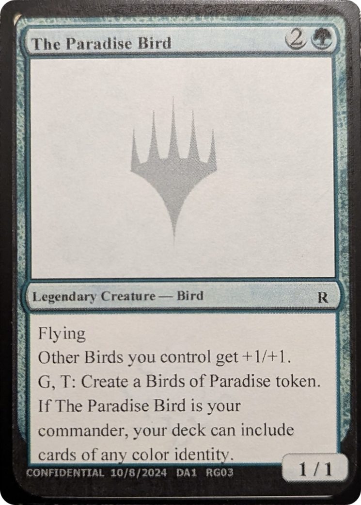 The Paradise Bird [Mystery Booster 2 Playtest Cards] | Tacoma Games