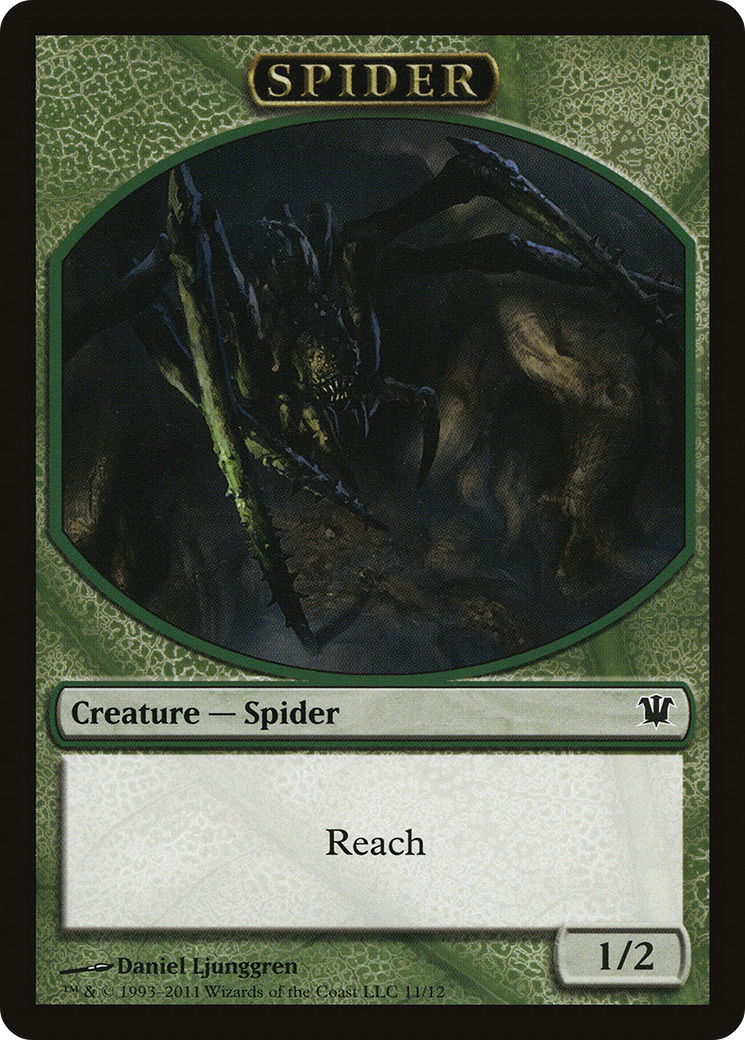 Insect // Spider Double-Sided Token [Innistrad Remastered Tokens] | Tacoma Games