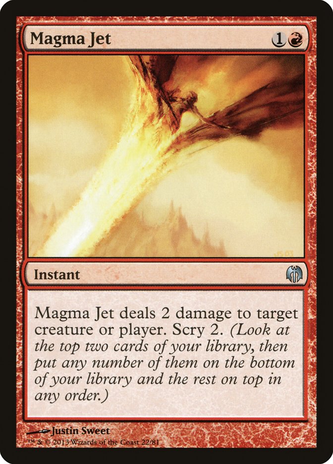 Magma Jet [Duel Decks: Heroes vs. Monsters] | Tacoma Games