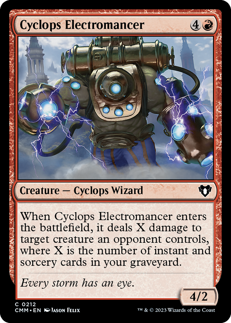 Cyclops Electromancer [Commander Masters] | Tacoma Games