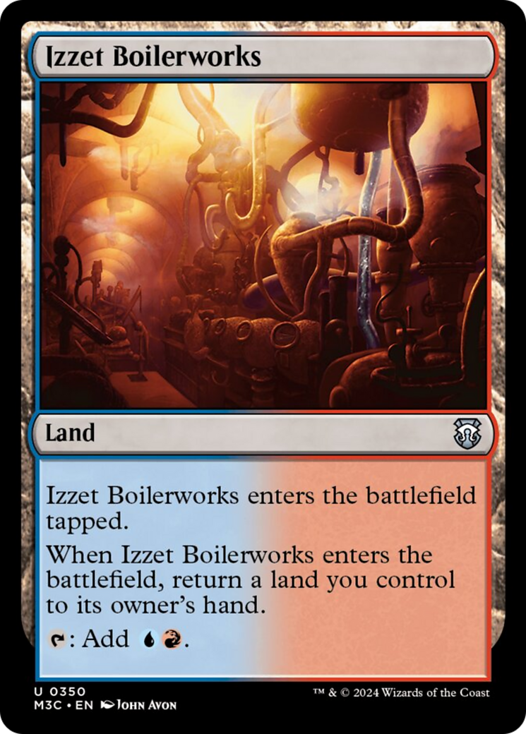 Izzet Boilerworks (Ripple Foil) [Modern Horizons 3 Commander] | Tacoma Games