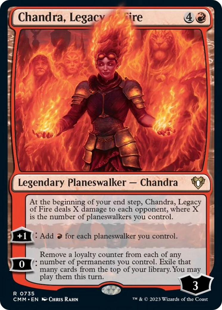 Chandra, Legacy of Fire [Commander Masters] | Tacoma Games