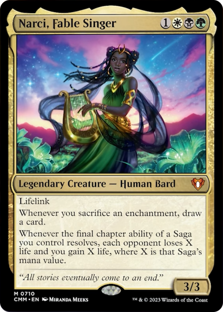 Narci, Fable Singer [Commander Masters] | Tacoma Games