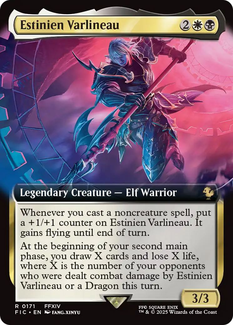 Estinien Varlineau (Extended Art) [FINAL FANTASY Commander] | Tacoma Games