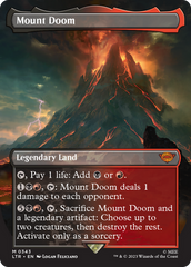 Mount Doom (Borderless Alternate Art) [The Lord of the Rings: Tales of Middle-Earth] | Tacoma Games