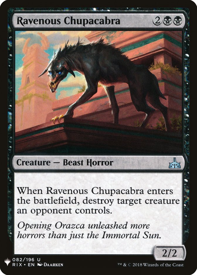 Ravenous Chupacabra [Mystery Booster] | Tacoma Games