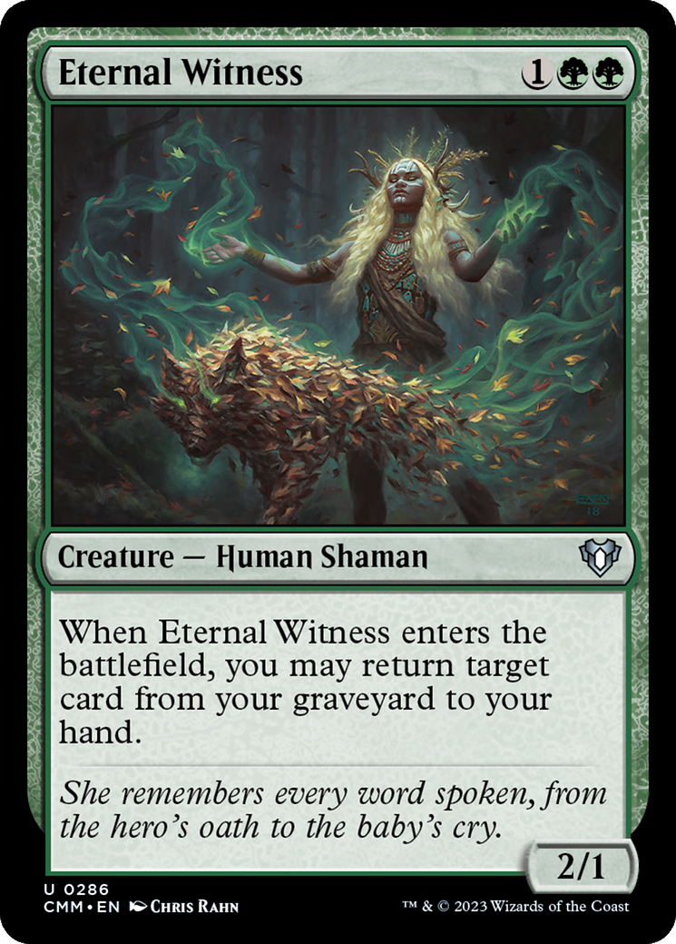 Eternal Witness [Commander Masters] | Tacoma Games