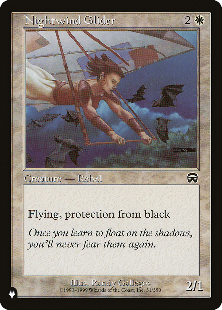 Nightwind Glider [The List Reprints] | Tacoma Games