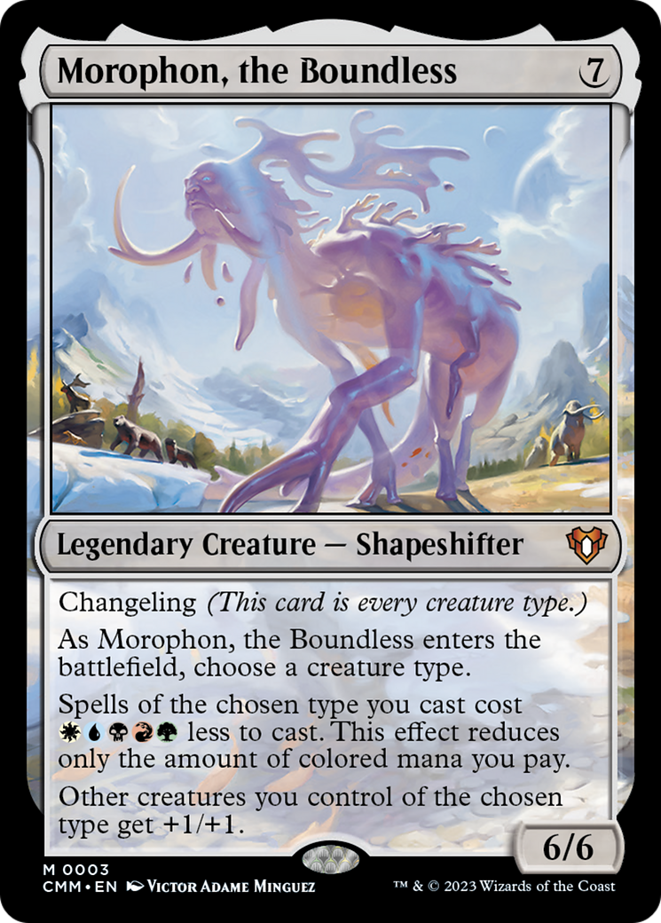 Morophon, the Boundless [Commander Masters] | Tacoma Games