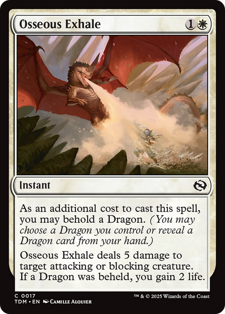 Osseous Exhale [Tarkir: Dragonstorm] | Tacoma Games