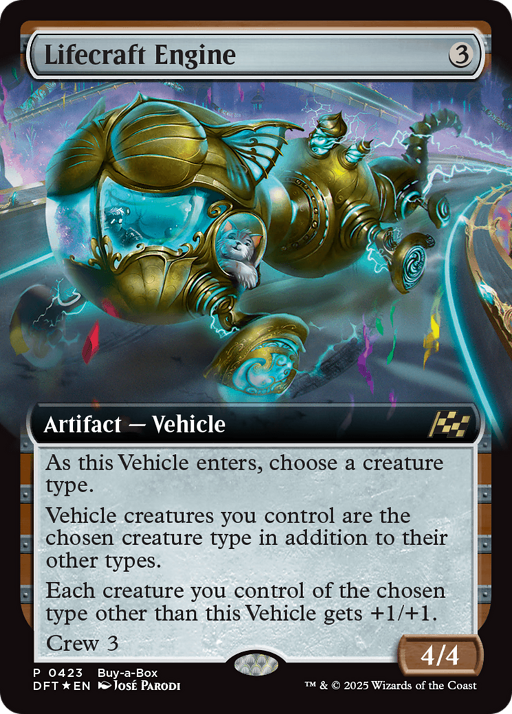 Lifecraft Engine (Extended Art) (Buy-A-Box) [Aetherdrift Promos] | Tacoma Games