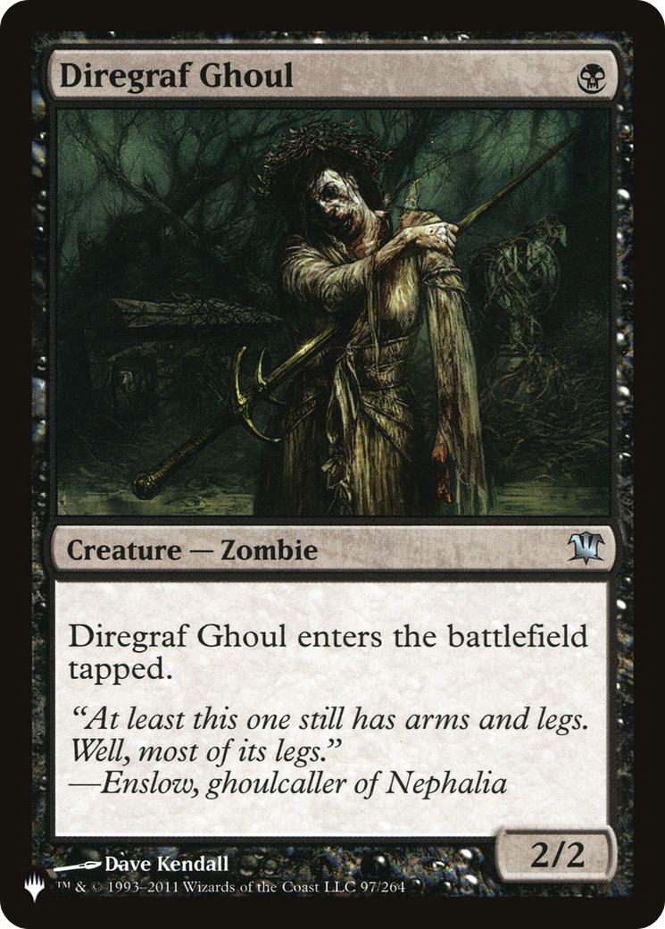 Diregraf Ghoul [The List Reprints] | Tacoma Games