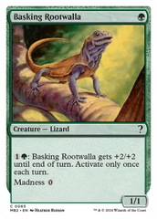 Basking Rootwalla (White Border) [Mystery Booster 2] | Tacoma Games