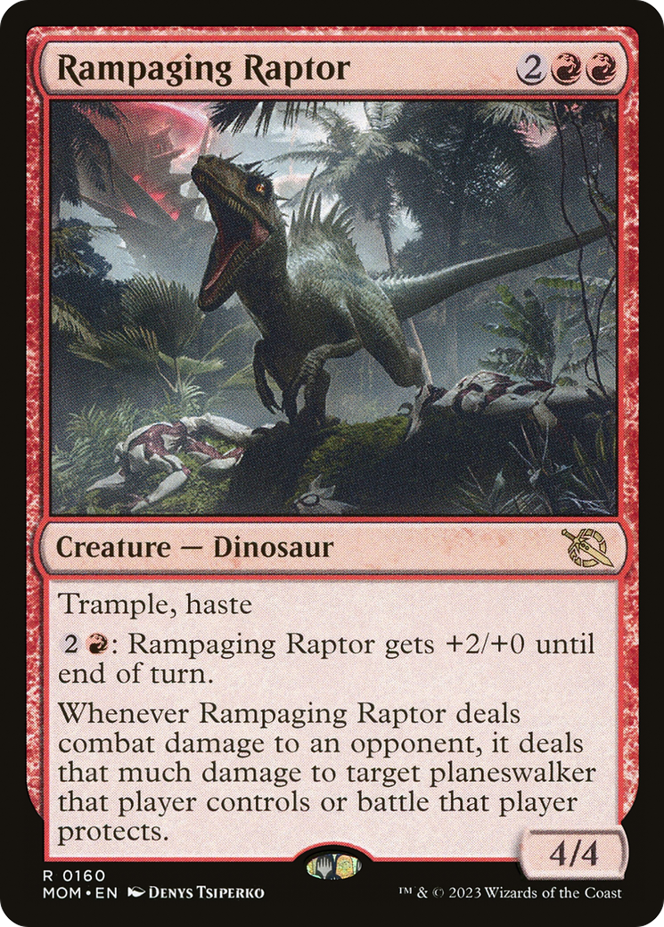 Rampaging Raptor [March of the Machine] | Tacoma Games