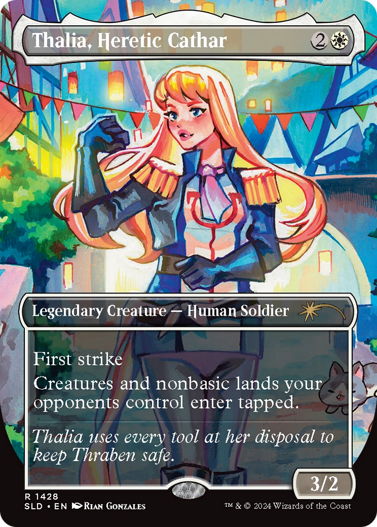 Thalia, Heretic Cathar (Rainbow Foil) [Secret Lair Drop Series] | Tacoma Games