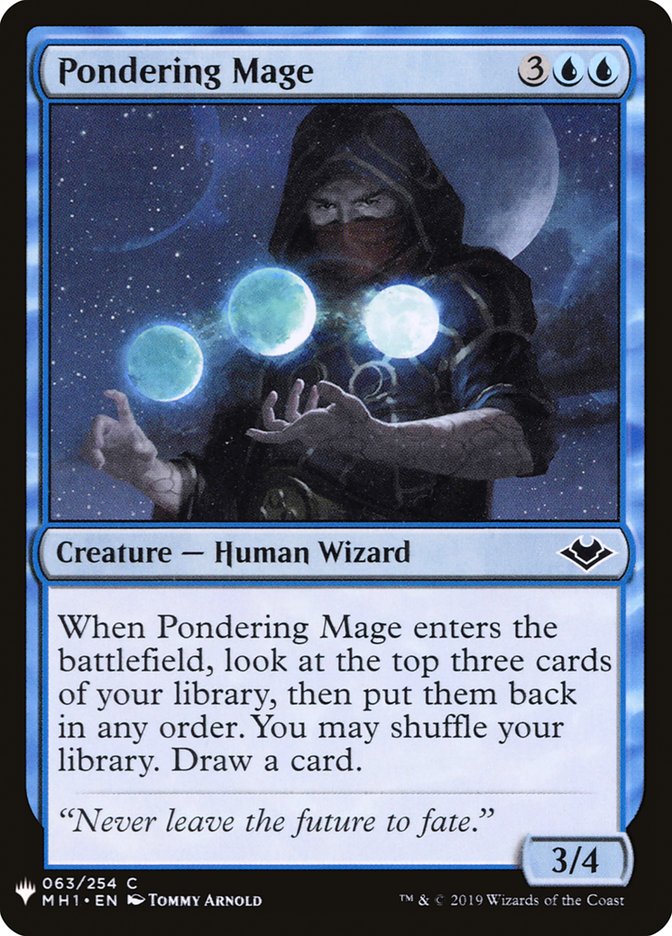 Pondering Mage [Mystery Booster] | Tacoma Games