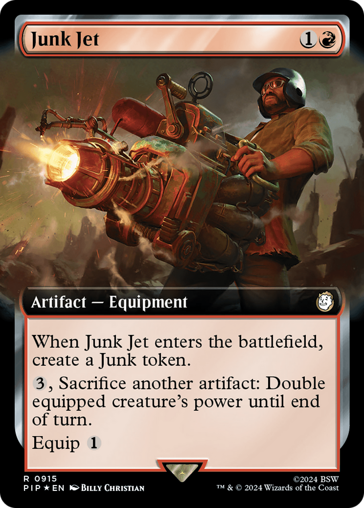 Junk Jet (Extended Art) (Surge Foil) [Fallout] | Tacoma Games