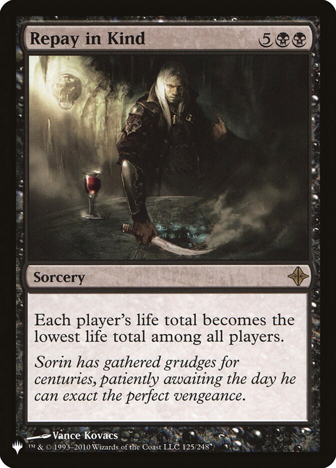 Repay in Kind [The List] | Tacoma Games