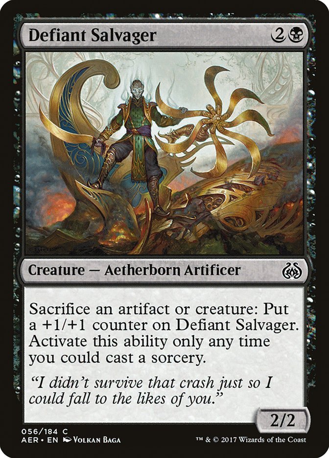 Defiant Salvager [Aether Revolt] | Tacoma Games