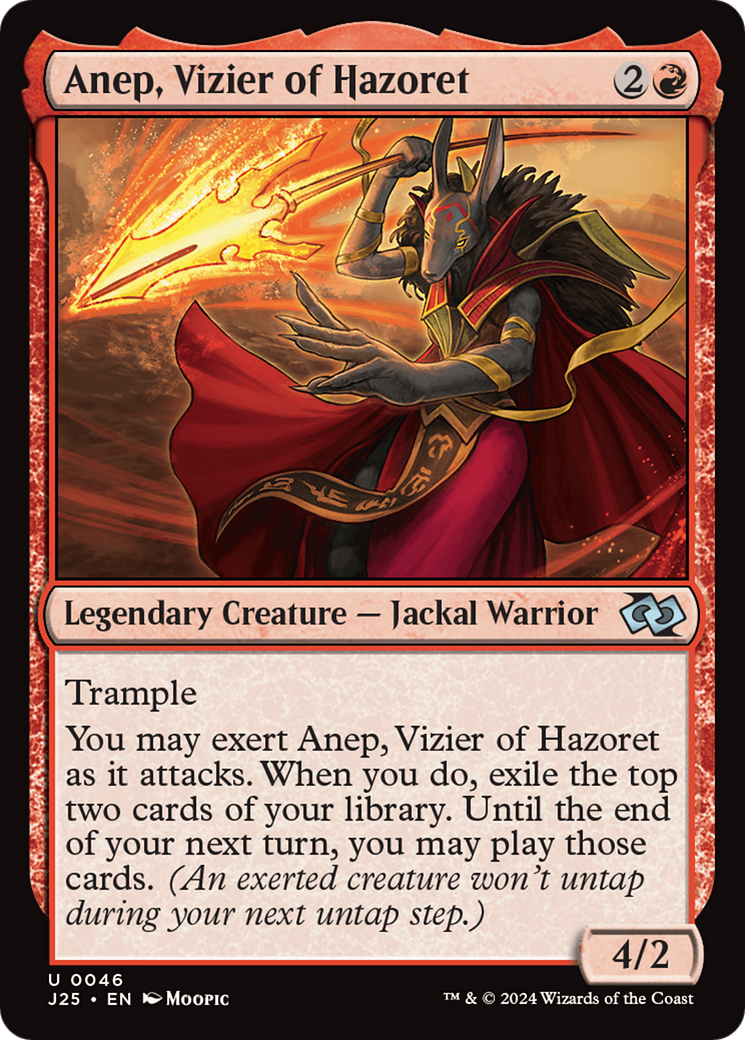 Anep, Vizier of Hazoret (Anime) [Foundations Jumpstart] | Tacoma Games