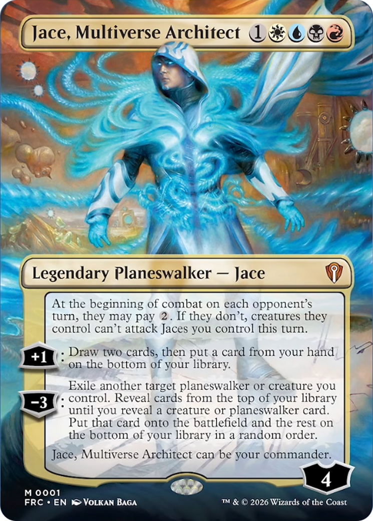 Jace, Multiverse Architect (Borderless) [Reality Fracture Commander] | Tacoma Games
