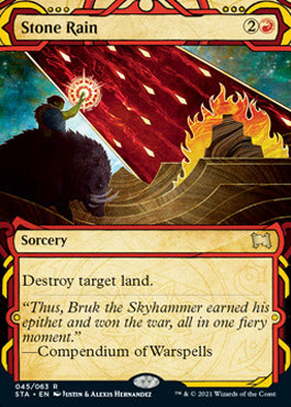 Stone Rain (Foil Etched) [Strixhaven: Mystical Archive] | Tacoma Games
