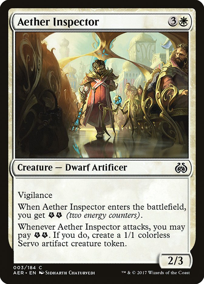Aether Inspector [Aether Revolt] | Tacoma Games