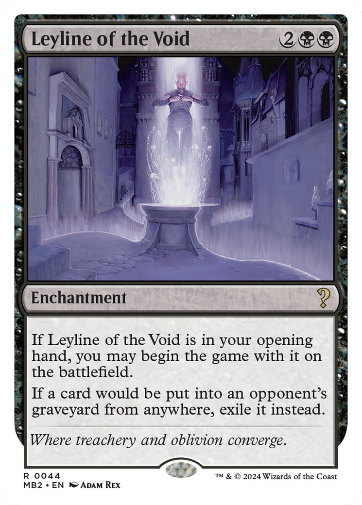 Leyline of the Void (White Border) [Mystery Booster 2] | Tacoma Games