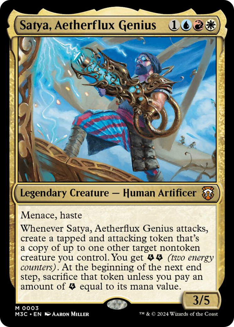 Satya, Aetherflux Genius [Modern Horizons 3 Commander] | Tacoma Games