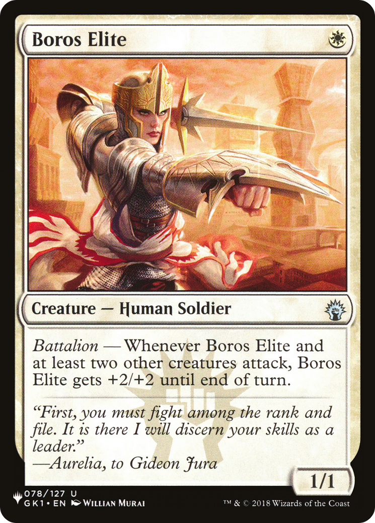 Boros Elite [The List Reprints] | Tacoma Games