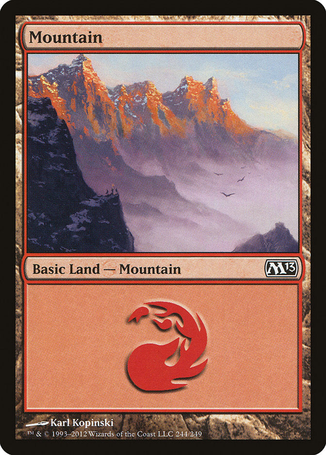 Mountain (244) [Magic 2013] | Tacoma Games