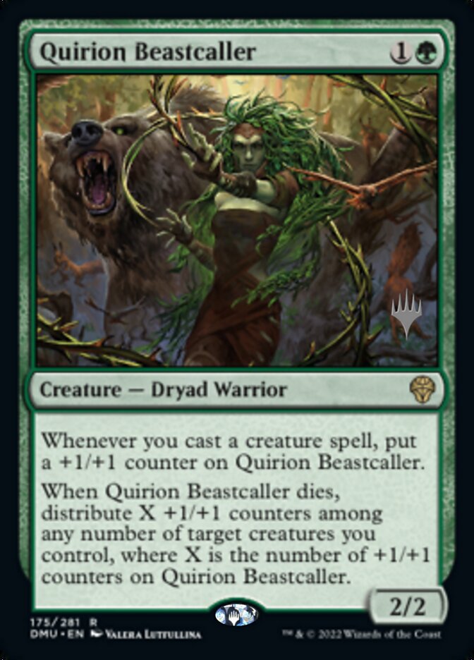 Quirion Beastcaller (Promo Pack) [Dominaria United Promos] | Tacoma Games