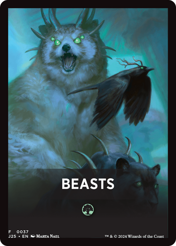 Beasts Theme Card [Foundations Jumpstart Front Cards] | Tacoma Games