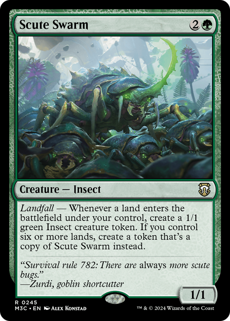 Scute Swarm (Ripple Foil) [Modern Horizons 3 Commander] | Tacoma Games