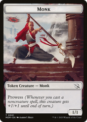 Monk // Spirit (13) Double-Sided Token [March of the Machine Tokens] | Tacoma Games